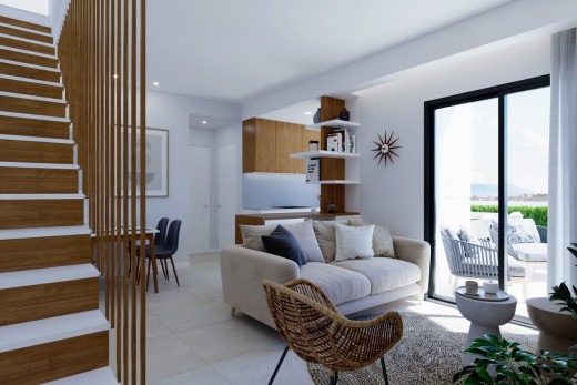 Nouvelle construction - Pareado - Torrevieja - Lago jardin