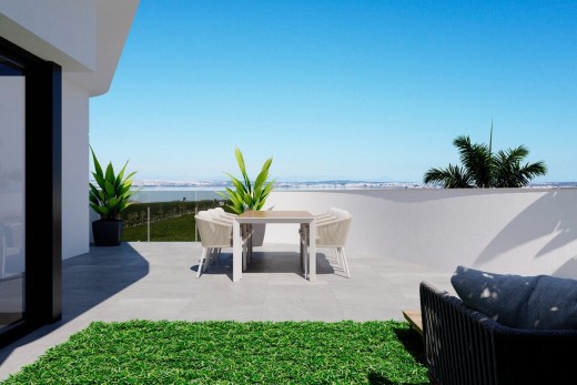 Nouvelle construction - Pareado - Torrevieja - Lago jardin