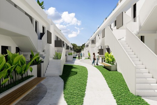 Nouvelle construction - Pareado - Torrevieja - Lago jardin