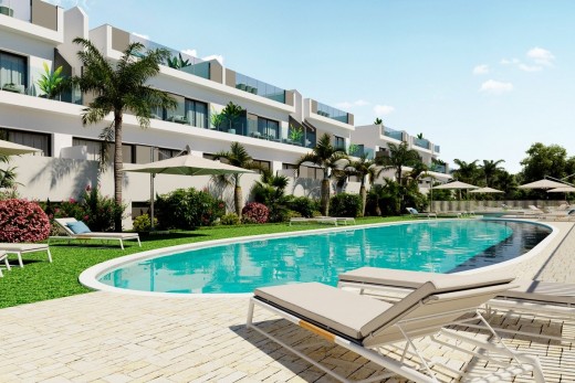 Nouvelle construction - Pareado - Torrevieja - Lago jardin