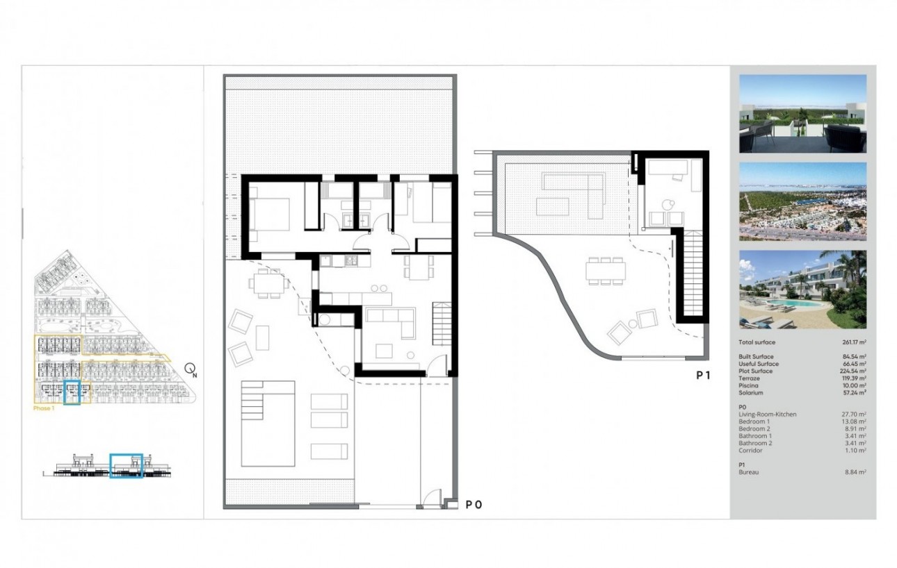 Nouvelle construction - Pareado - Torrevieja - Lago jardin