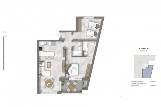 New Build - Wohnung - Guardamar del Segura - Pueblo