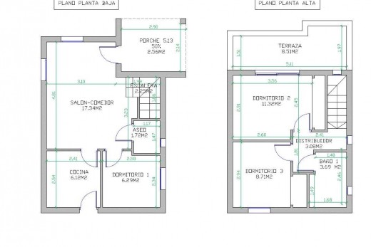 Venta - Chalet - Torrevieja - Zona los Frutales