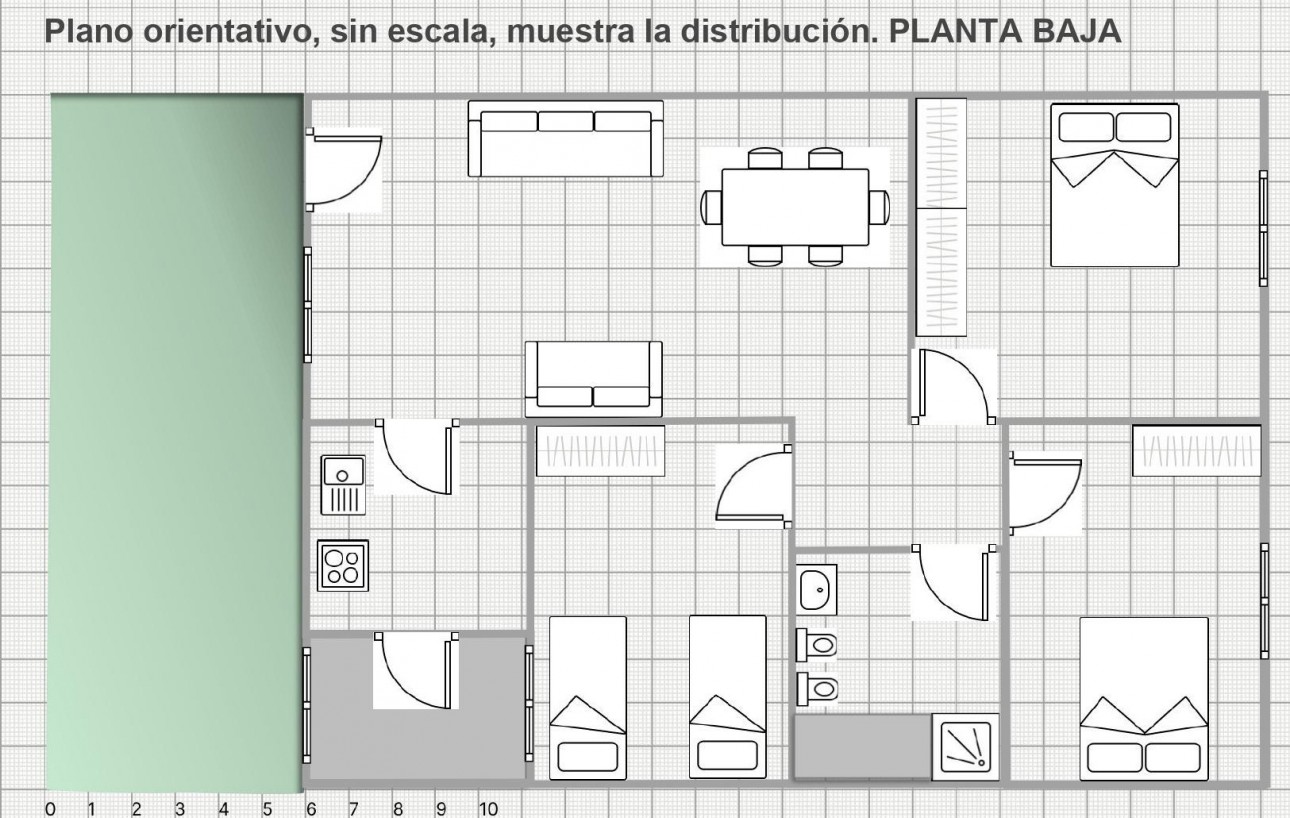 Resale - Bungalow Planta Baja - Torrevieja - Aguas Nuevas
